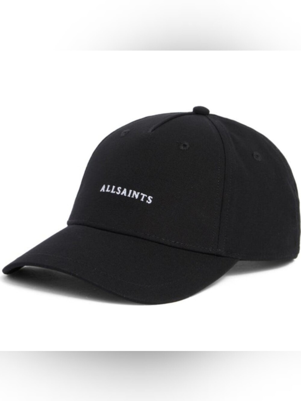 AllSaints Logo Adjustable Baseball Cap, Cream Or Black, MSRP $65, NWT